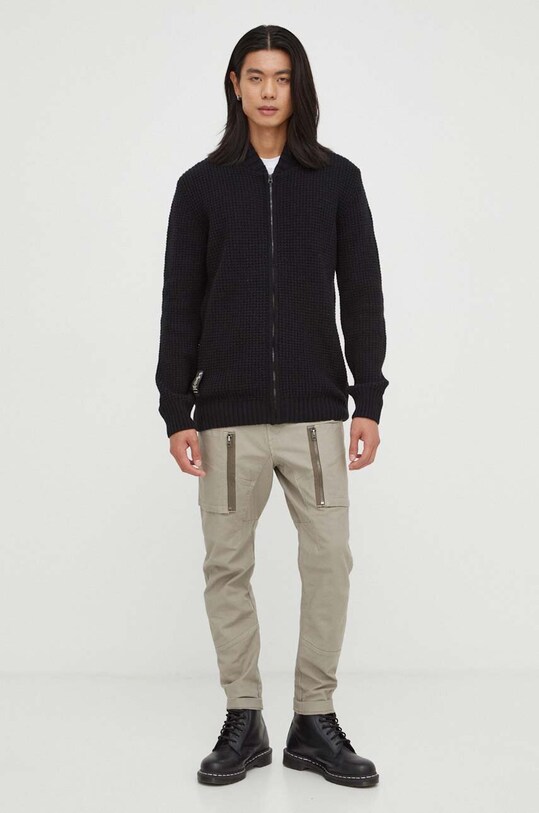 G-Star cardigan D23533.D170 negru AW23