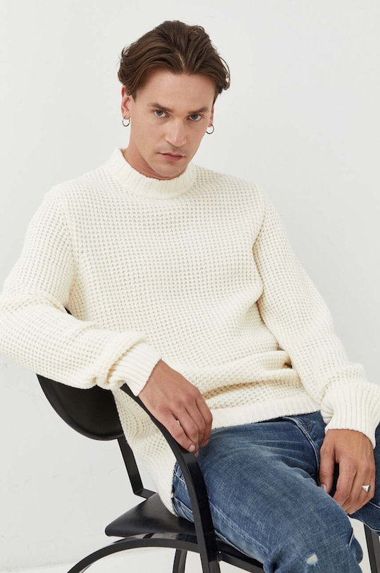 G-Star pulover de lână bej D23536.D170