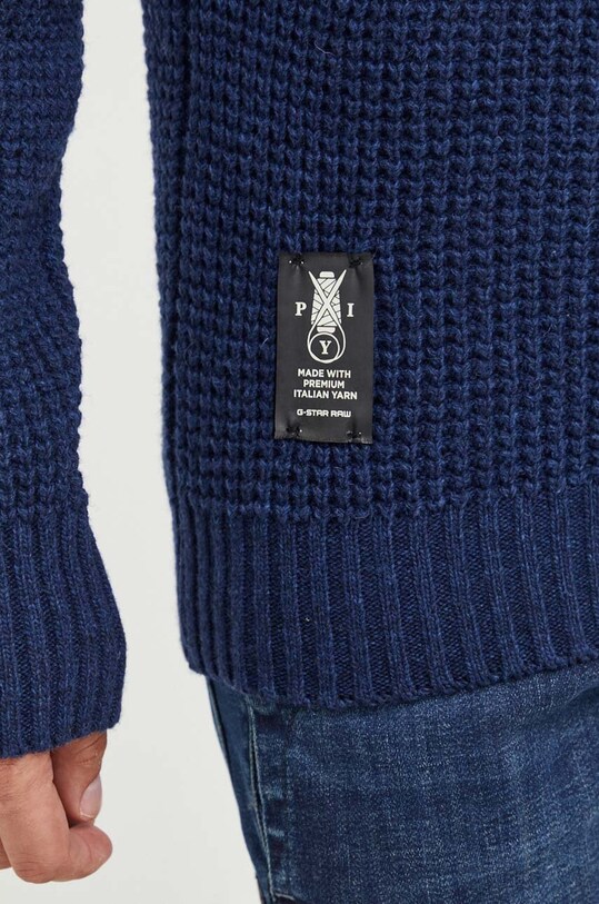 Vlněný svetr G-Star D23536.D170 námořnická modř