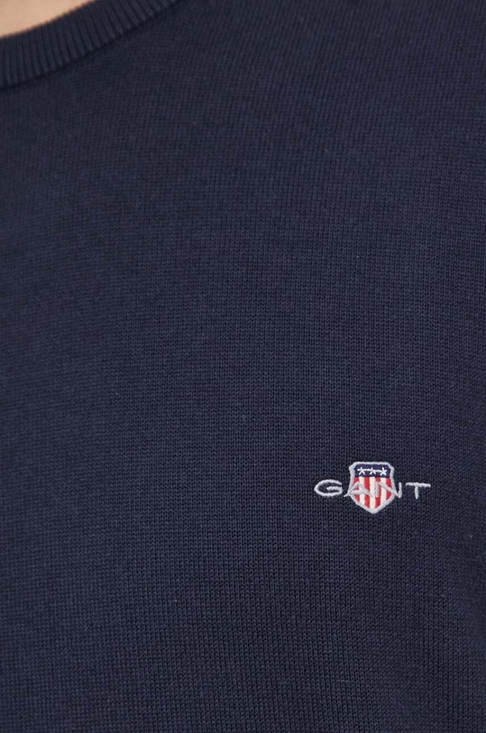 Gant pulover de bumbac 8030561 bleumarin