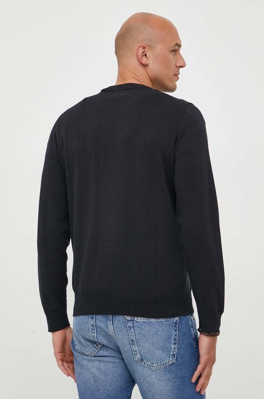 Îmbrăcăminte Gant pulover de bumbac 8030561 negru