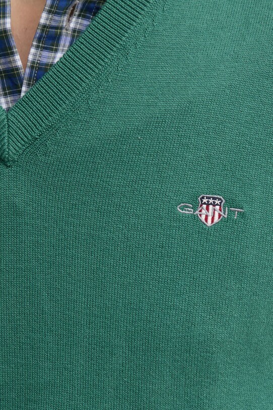 Gant pulover de bumbac verde 8030562