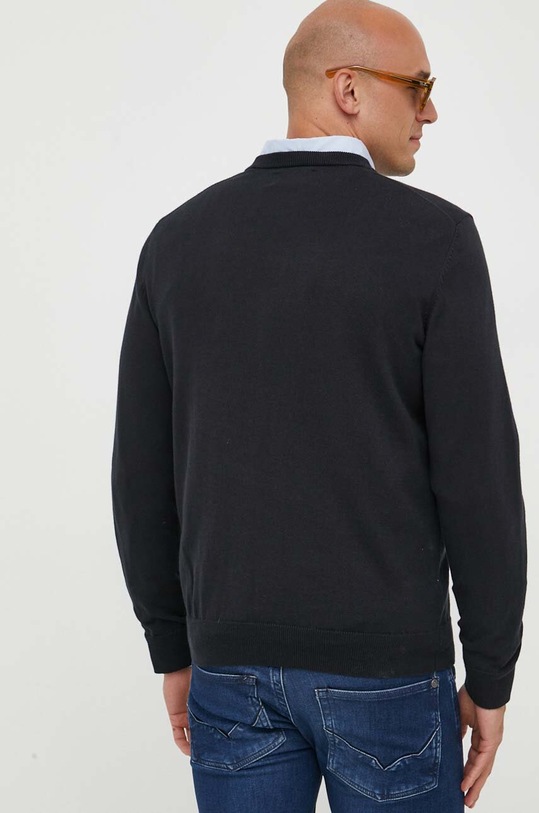 Îmbrăcăminte Gant pulover de bumbac 8030562 negru