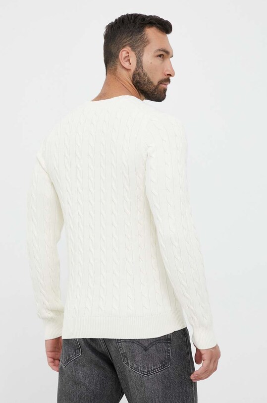 Odzież Gant sweter bawełniany 8050601 beżowy