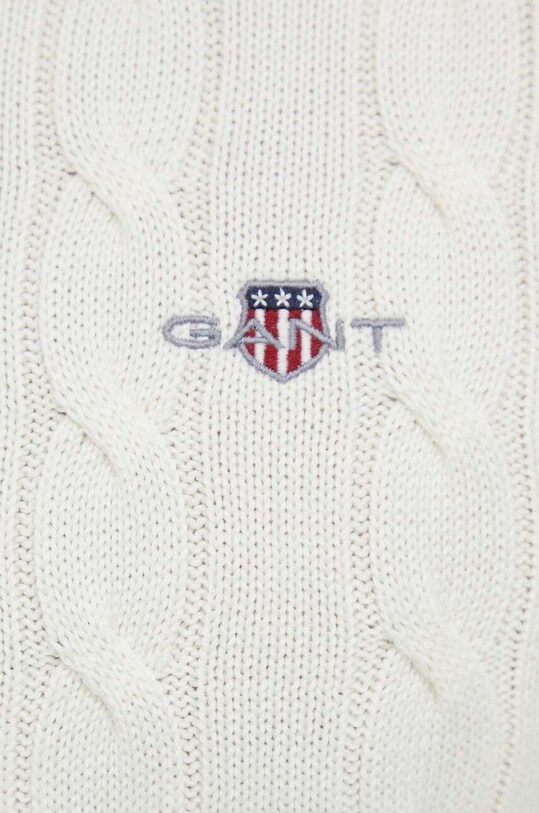 Gant sweter bawełniany 8050601 beżowy