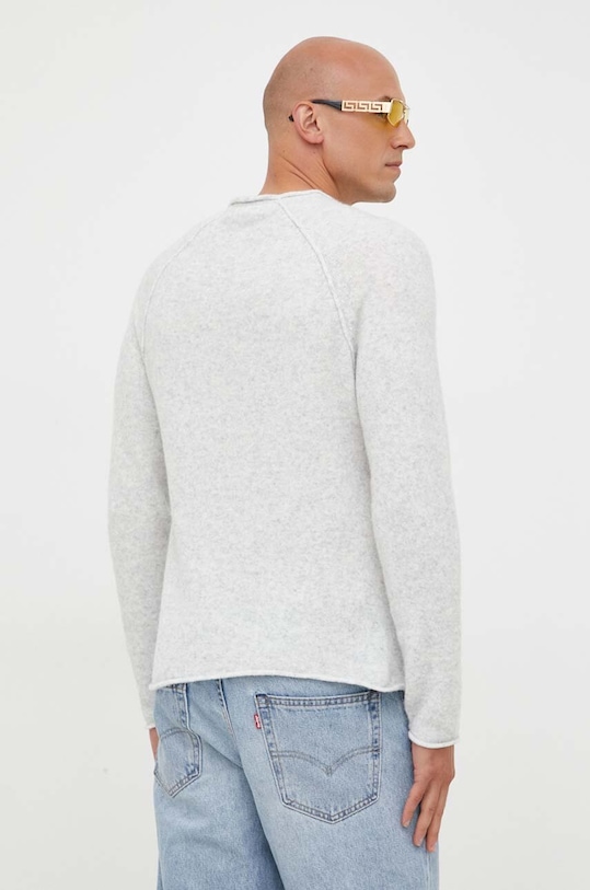 Odzież American Vintage sweter z domieszką wełny MDAM18AH23 szary