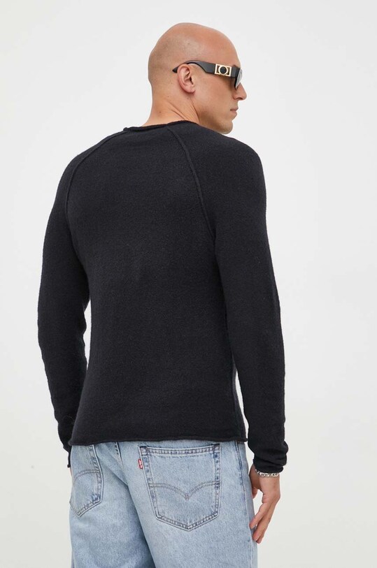Odzież American Vintage sweter z domieszką wełny MDAM18AH23 czarny