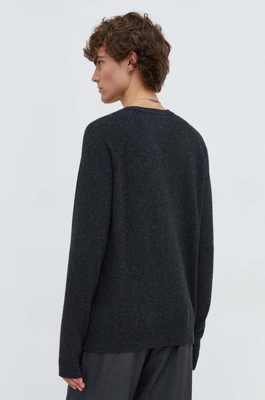 Odzież American Vintage sweter wełniany MVOX18AH23 szary