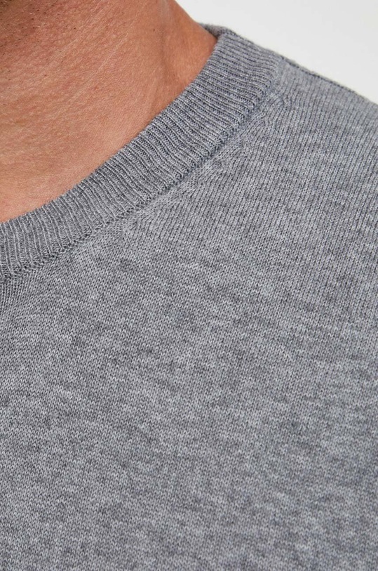 United Colors of Benetton sweter z domieszką wełny 101AU103Q.744 szary