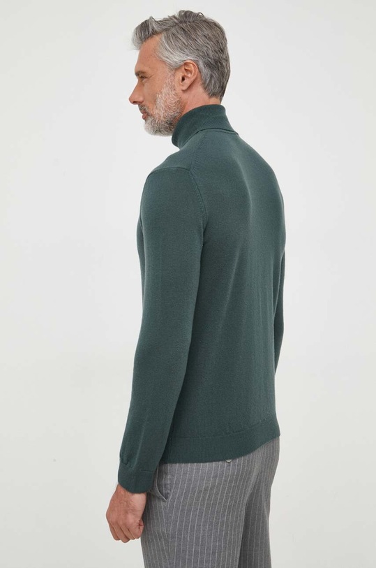 Ruházat United Colors of Benetton gyapjú pulóver 1002U2180.187 zöld