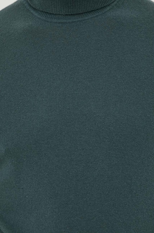 United Colors of Benetton gyapjú pulóver 1002U2180.187 zöld