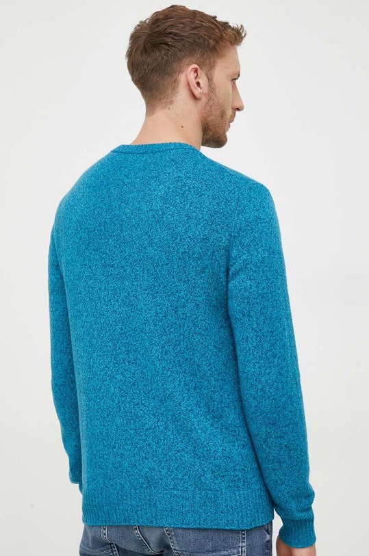 Ρούχα Πουλόβερ με προσθήκη μαλλιού United Colors of Benetton 1235U1N67.458 τιρκουάζ