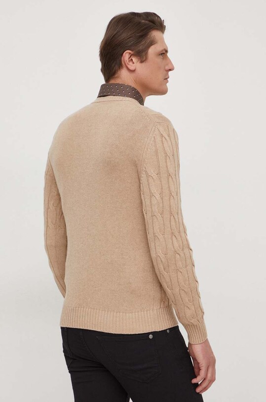 Ρούχα Πουλόβερ με προσθήκη μαλλιού United Colors of Benetton 1335U101S.994 μπεζ