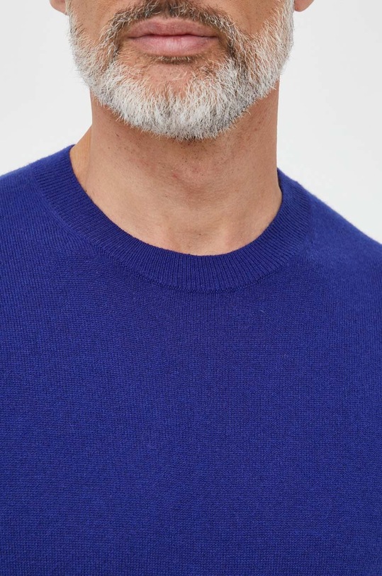 United Colors of Benetton sweter kaszmirowy 10K1U105S.966 niebieski