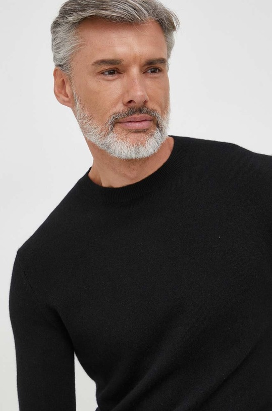 Pulover od kašmira United Colors of Benetton crna 10K1U105S.700