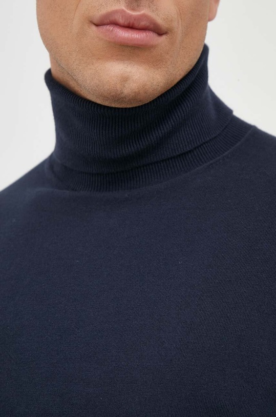 Sisley sweter 10F2S2244.06U. granatowy