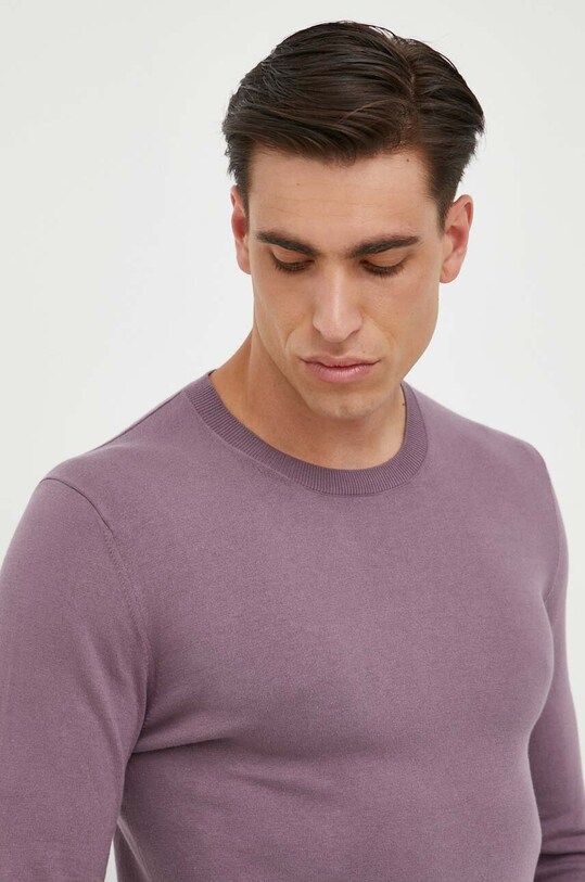 Sisley sweter fioletowy 10F2S1C78.0A1