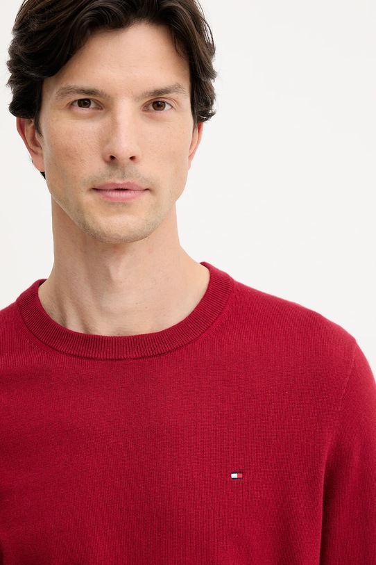 Oblečenie Sveter s prímesou kašmíru Tommy Hilfiger MW0MW28046 červená