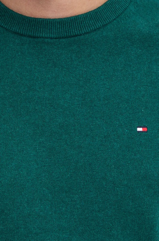 Tommy Hilfiger maglione con aggiunta di cachemire MW0MW28046 verde