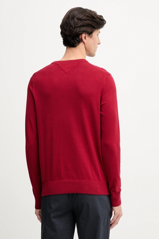 Pulover s dodatkom kašmira Tommy Hilfiger MW0MW28046 bordo AW25