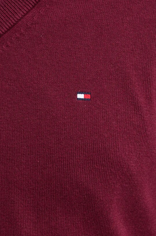 Πουλόβερ με μείγμα κασμίρ Tommy Hilfiger MW0MW28047 κόκκινο
