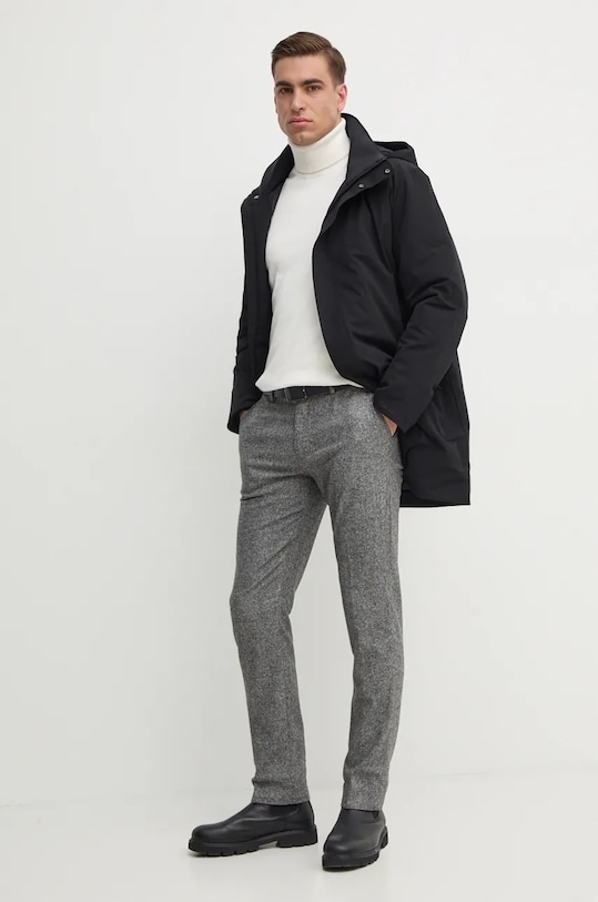 Sveter s prímesou kašmíru Tommy Hilfiger MW0MW28048 béžová NC24