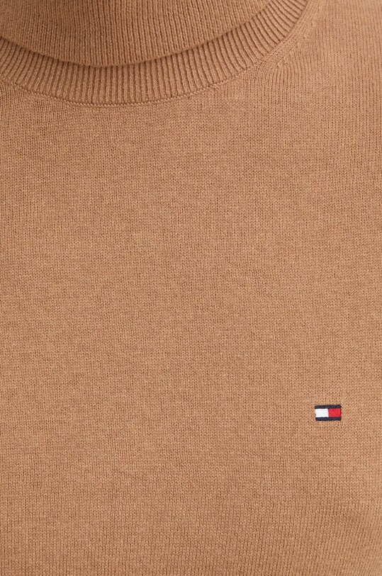 Свитер с примесью кашемира Tommy Hilfiger MW0MW28048 коричневый