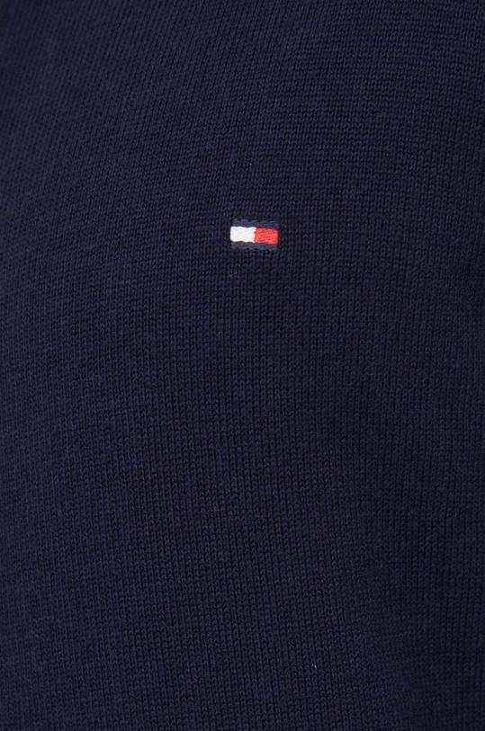 Tommy Hilfiger kardigán kasmír keverékből MW0MW28050 sötétkék