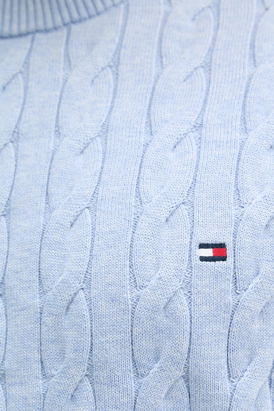 Tommy Hilfiger svetr pánský bavlněný MW0MW33132 modrá