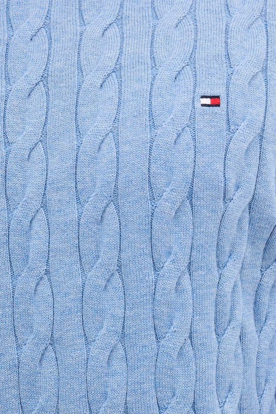 Βαμβακερό πουλόβερ Tommy Hilfiger MW0MW33132 μπλε