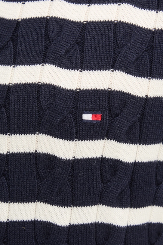 Хлопковый свитер Tommy Hilfiger MW0MW33132 тёмно-синий