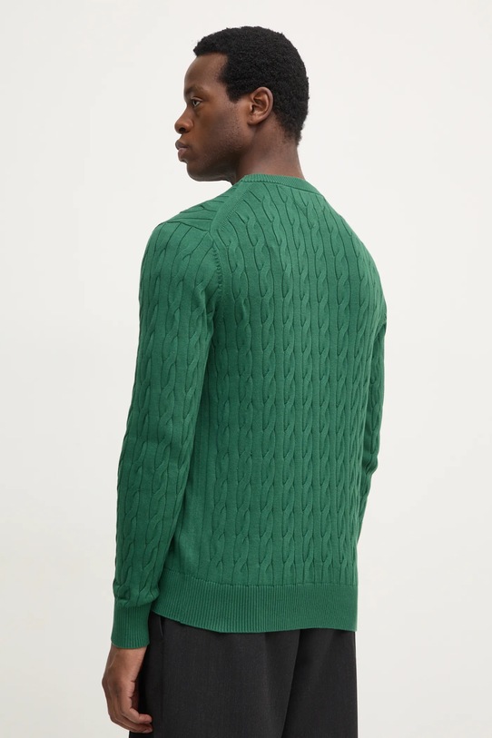 Odzież Tommy Hilfiger sweter bawełniany MW0MW33132 zielony