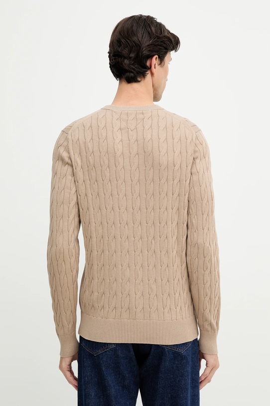 Îmbrăcăminte Tommy Hilfiger pulover de bumbac MW0MW33132 bej