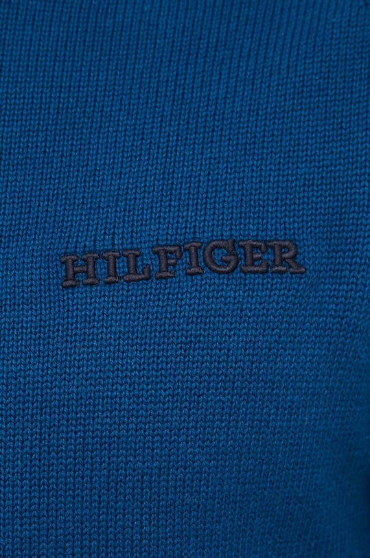 Tommy Hilfiger sweter bawełniany MW0MW33134 niebieski