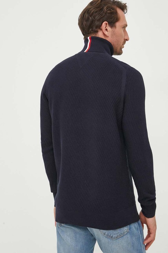 Дрехи Памучен пуловер Tommy Hilfiger MW0MW33453 тъмносин