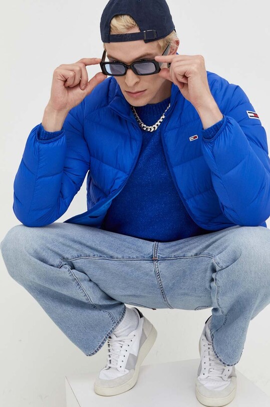 Sveter Tommy Jeans DM0DM17756 modrá AW23