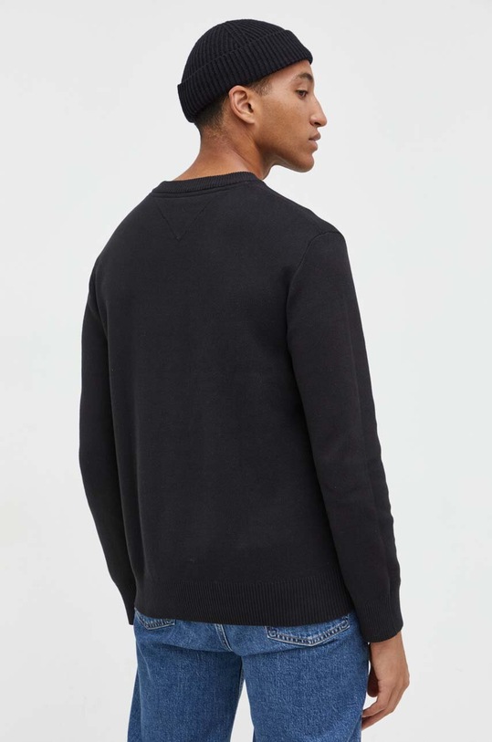 Îmbrăcăminte Tommy Jeans pulover de bumbac DM0DM17758 negru