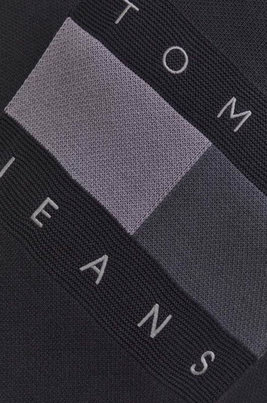 Bavlněný svetr Tommy Jeans DM0DM17773 černá