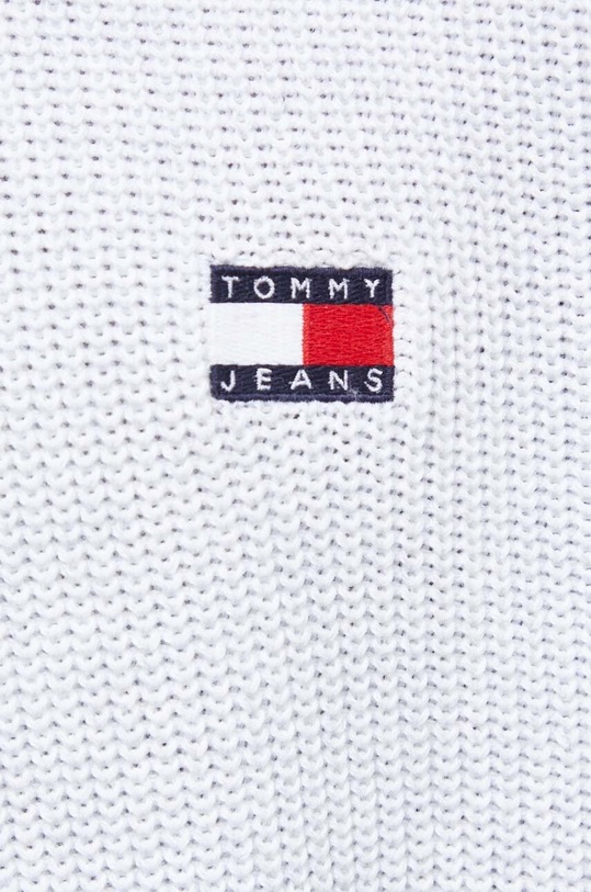 Bavlněný svetr Tommy Jeans DM0DM17776 šedá