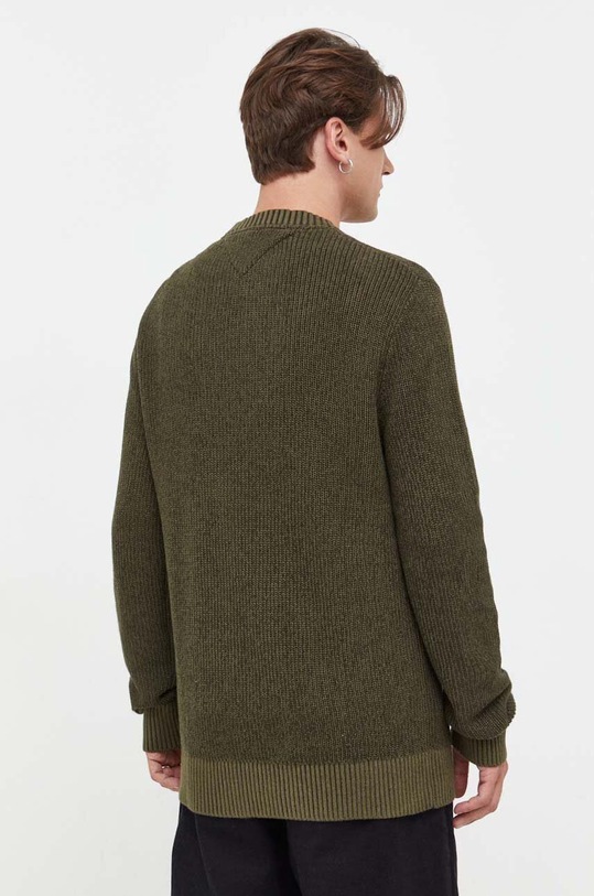 Oblečení Bavlněný svetr Tommy Jeans DM0DM17776 zelená