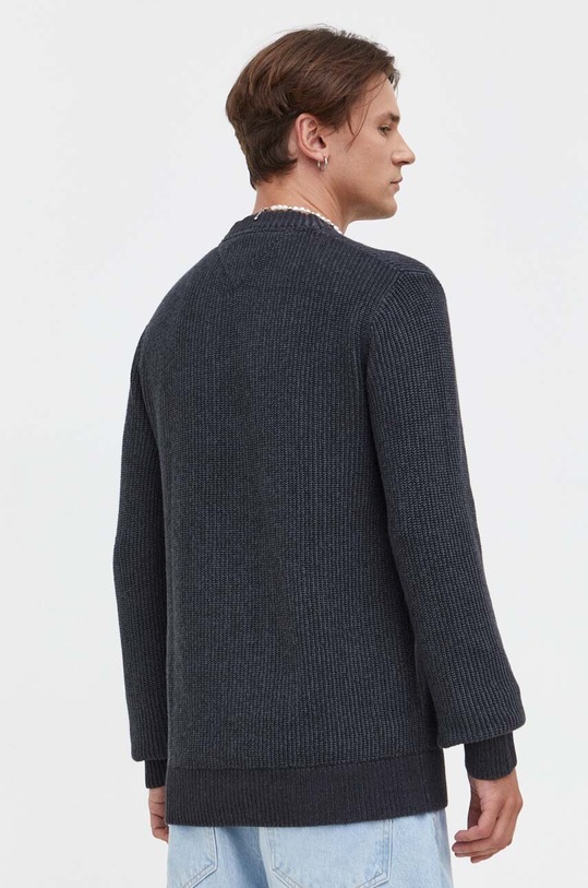 Oblečení Bavlněný svetr Tommy Jeans DM0DM17776 černá