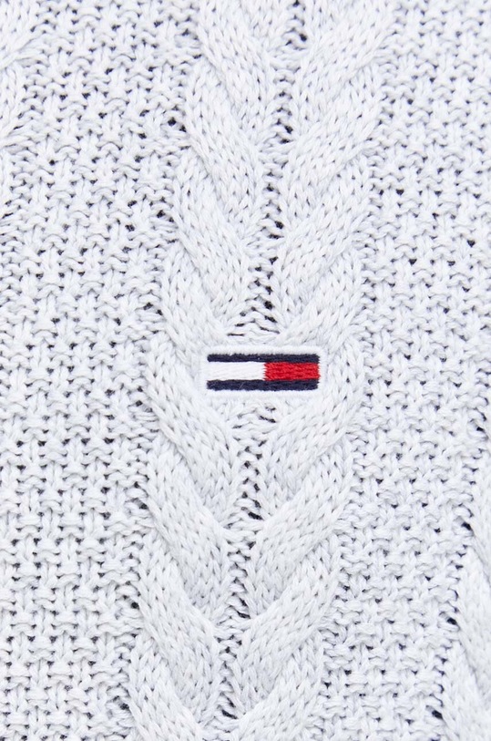 Bavlněný svetr Tommy Jeans šedá DM0DM15059