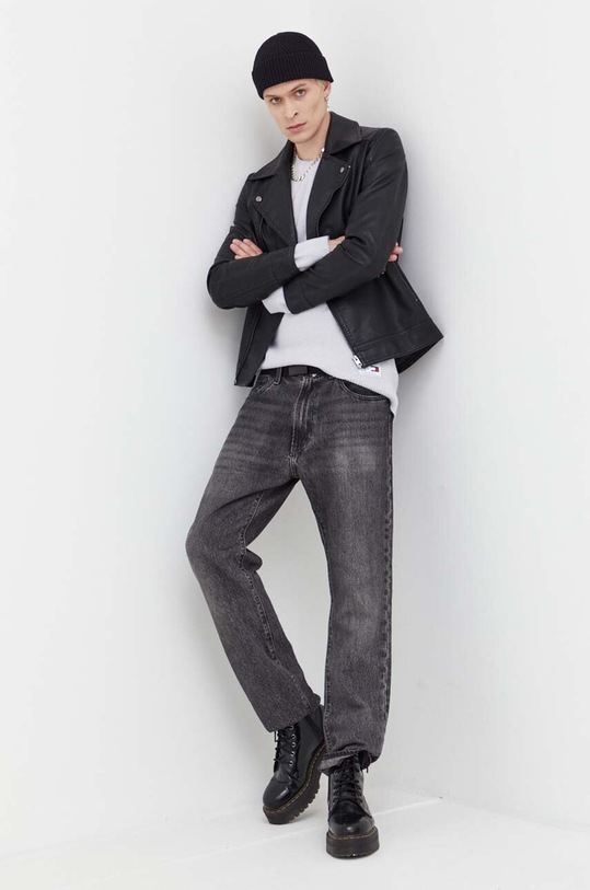 Svetr Tommy Jeans DM0DM15060 šedá AW23