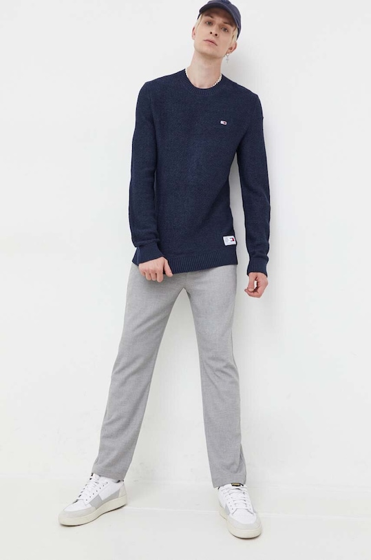 Tommy Jeans sweter DM0DM15060 granatowy AW23