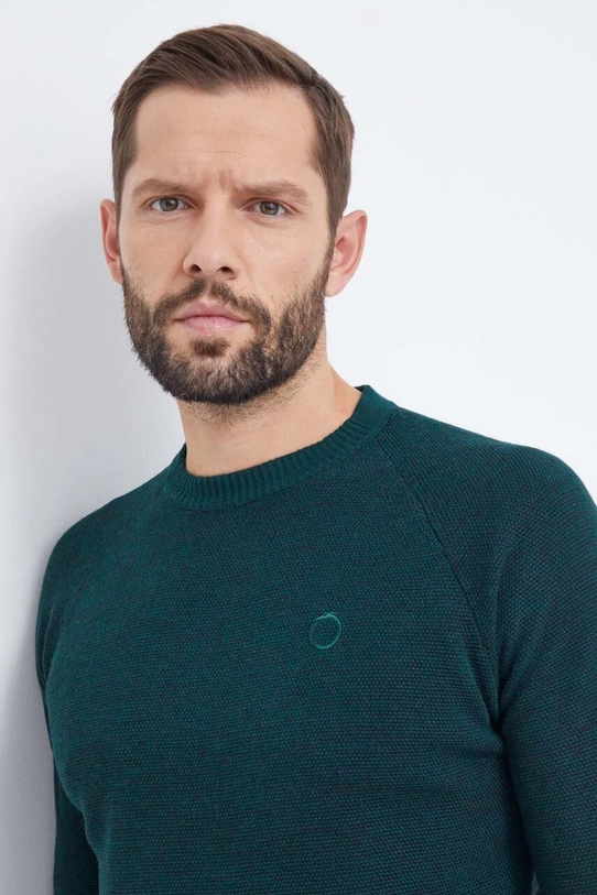 Odzież Trussardi sweter z domieszką wełny 52M00727.0F000820 zielony