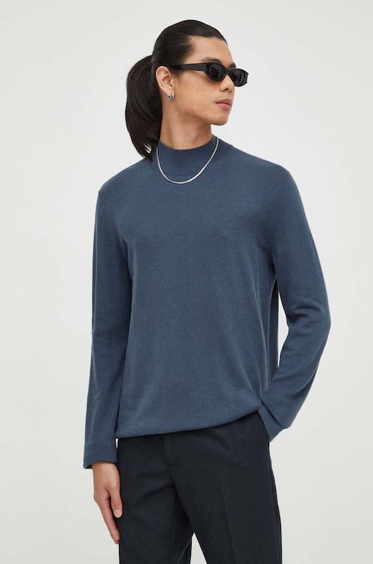 Tiger Of Sweden pulover de lana albastru T72057005
