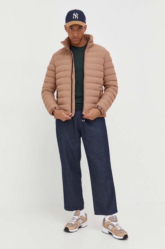 Vlnený sveter Superdry M6110514A.7ZR zelená AW23