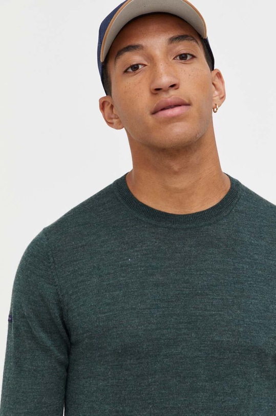 Vlnený sveter Superdry zelená M6110514A.7ZR