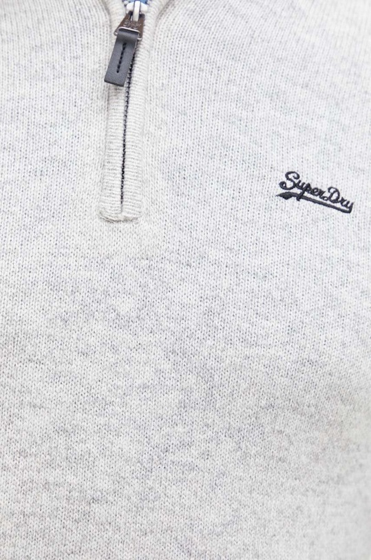 Superdry sweter z domieszką wełny M6110563A.ZUC beżowy