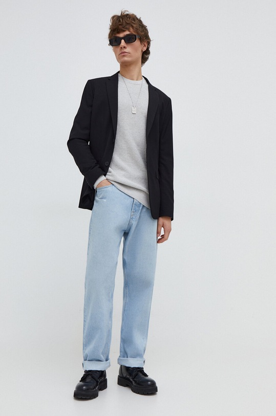 Superdry pulover de bumbac M6110567A.C5T gri AW23